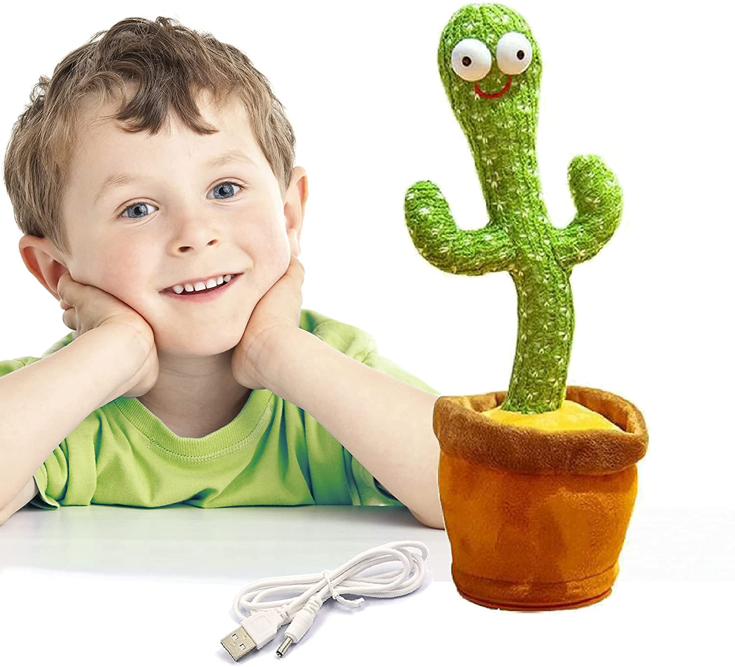 You are currently viewing INDIA TOY TikTok Dancing Cactus Plush Toy USB Charging,Sing 120pcs Songs,Recording,Repeats What You say and emit Colored Lights,Gifts of Fun Toys for Boys and Girls
