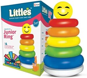 Read more about the article Little’s Junior Ring | Stacking Toys for Kids | 6 rings Multi-Colour Kids Toys | Colorful Toddler Activity Toys | Baby toys | Motor and Reasoning skills